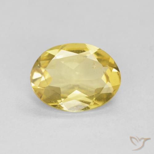 1.26ct 天然 土黄色 绿柱石, 椭圆形, VS