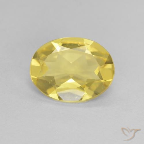 1.33ct 天然 浅金色 绿柱石, 椭圆形, VVS