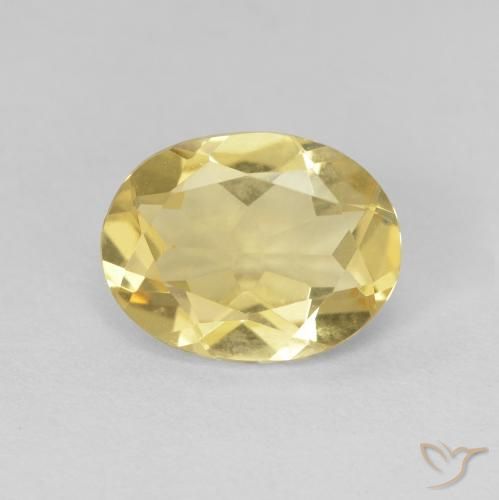 1.56ct 天然 浅金色 绿柱石, 椭圆形, VVS