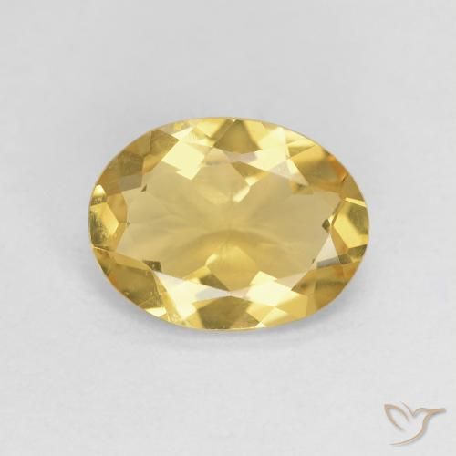 1.59ct 天然 淡黄色 绿柱石, 椭圆形, VVS