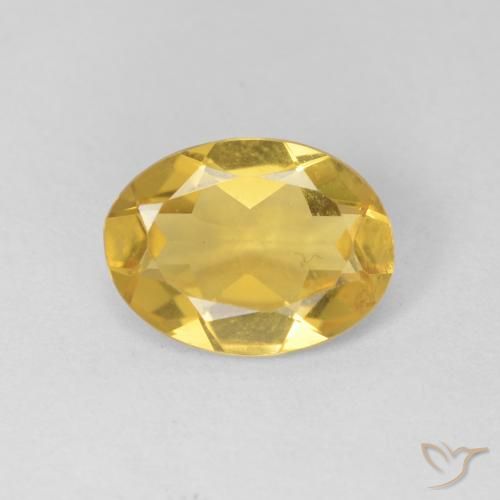 1.35ct 天然 蜜黄色 绿柱石, 椭圆形, VVS