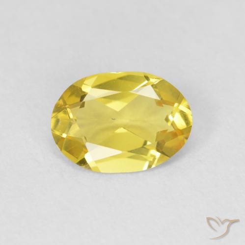 0.87ct 天然 托斯卡纳黄 绿柱石, 椭圆形, VVS-VS