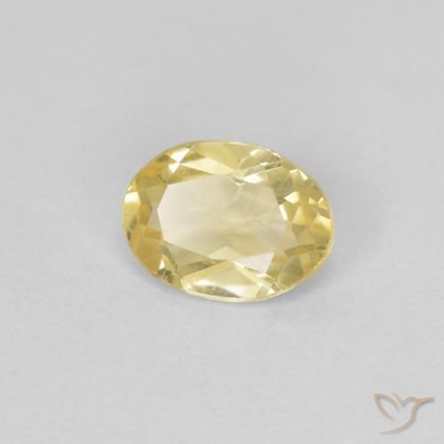 0.62克拉天然绿柱石，椭圆形，VVS-VS