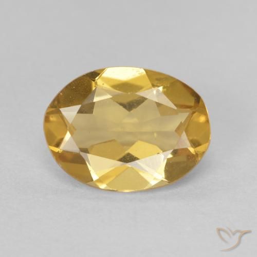 1.56ct 天然 Medium Light-Gold 绿柱石, 椭圆形, VVS-VS