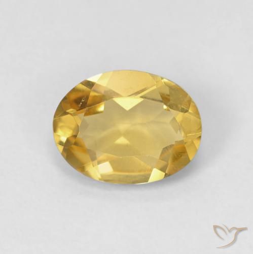 1.18ct 天然 皇家黄 绿柱石, 椭圆形, VVS-VS