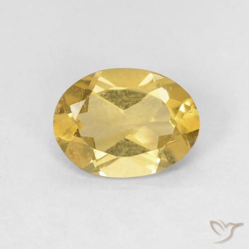 1.06ct 天然 金色 绿柱石, 椭圆形, VS