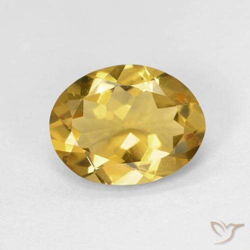 2.11ct 天然 黄棕色 绿柱石, 椭圆形, VS