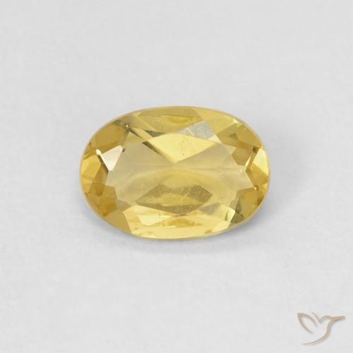 0.78ct 天然 皇家黄 绿柱石, 椭圆形, VS