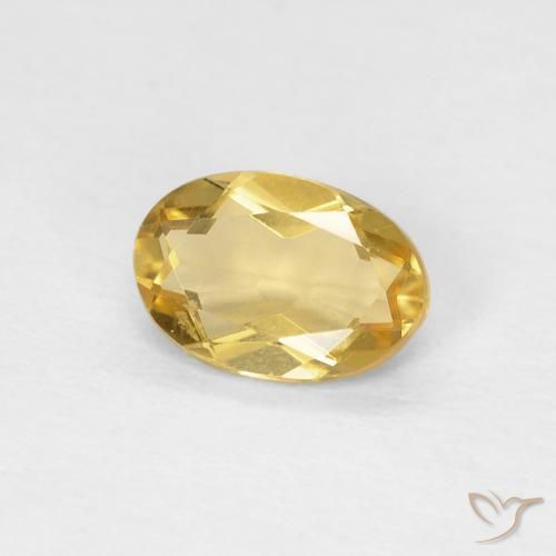 0.65克拉天然绿柱石，椭圆形，VVS