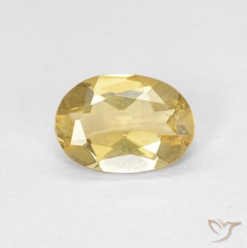 0.99ct 天然 黄金色 绿柱石, 椭圆形, VVS