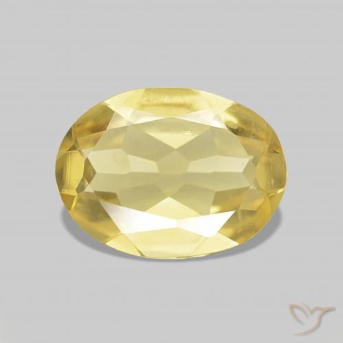 0.85ct 托斯卡纳黄 绿柱石, 椭圆形, VVS-VS