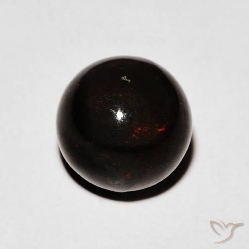 1.47ct 天然 彩色 黑蛋白石, 球形, 不透明