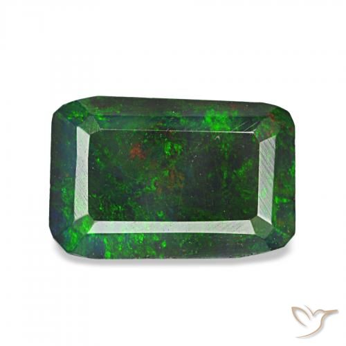 0.89克拉天然黑蛋白石，八边形，不透明