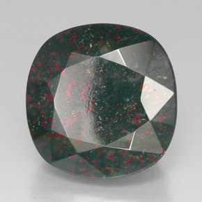 42.64克拉天然鸡血石，垫形剪裁，不透明