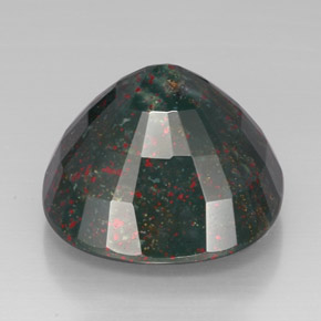 42.64克拉天然鸡血石，垫形剪裁，不透明