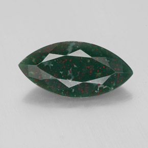 2.70克拉天然鸡血石，榄尖形，不透明