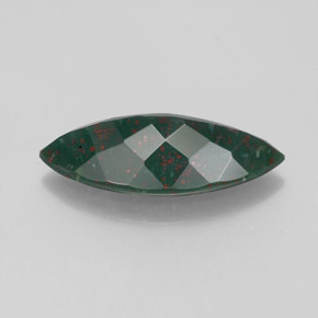 2.70克拉天然鸡血石，榄尖形，不透明