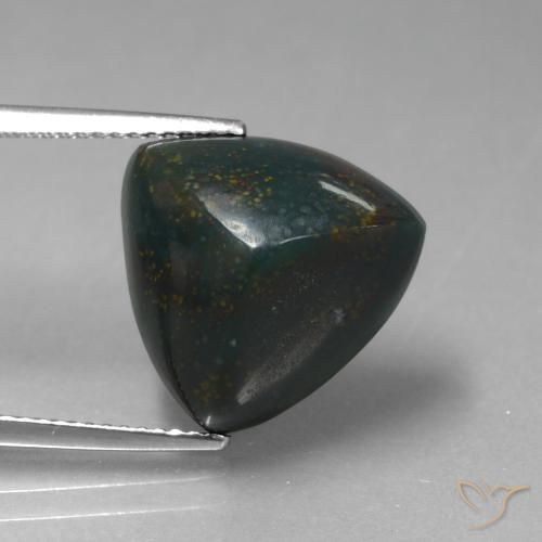 10.08ct 天然 彩色 鸡血石, 胖三角形, 不透明