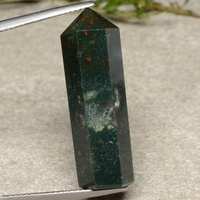 19.56克拉天然多色血石，异形，29.2×9.6毫米，不透明