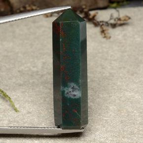 20.29克拉天然多色血石，异形，31.7×9.1毫米，不透明