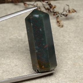21.25克拉天然多色血石，异形，26.3×10.3毫米，不透明