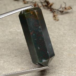 21.25克拉天然多色血石，异形，26.3×10.3毫米，不透明