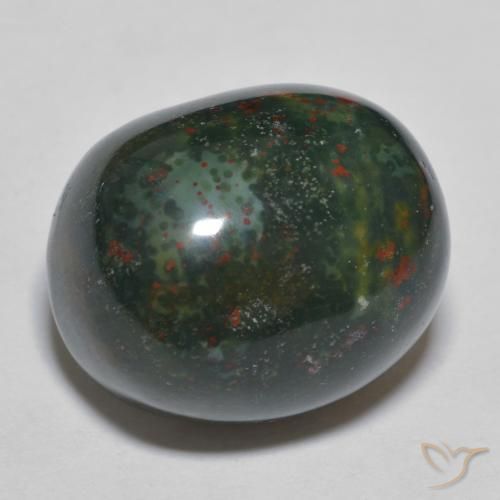 24.63ct 天然 彩色 鸡血石, 椭圆形, 不透明