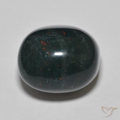 23.18ct 天然 彩色 鸡血石, 椭圆形, 不透明