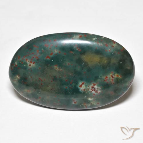 21.79ct 天然 彩色 鸡血石, 椭圆形, 不透明