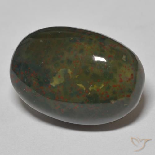 18.18克拉天然鸡血石，椭圆形，不透明