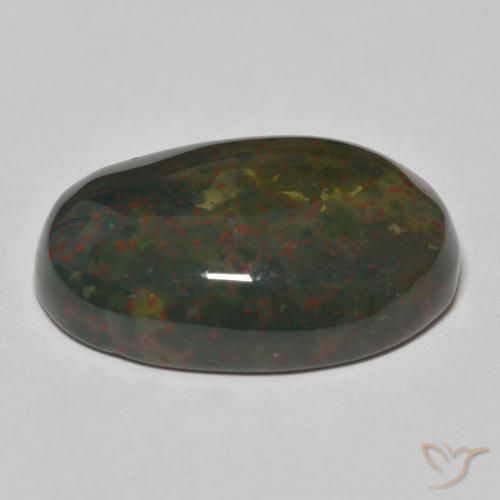 18.18克拉天然鸡血石，椭圆形，不透明