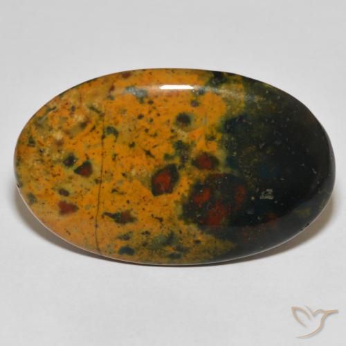 28.21ct 天然 彩色 鸡血石, 椭圆形, 不透明