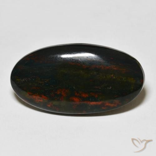 28.60ct 天然 彩色 鸡血石, 椭圆形, 不透明