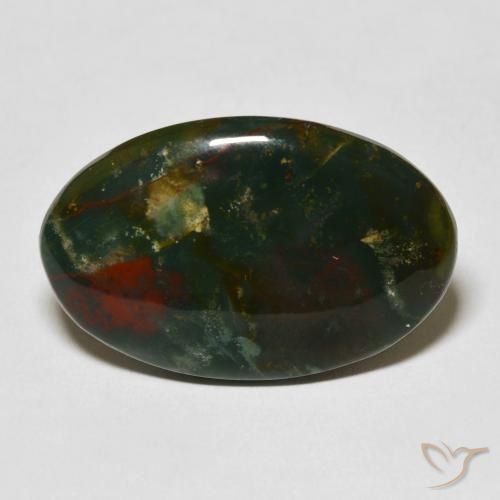 17.22ct 天然 彩色 鸡血石, 椭圆形, 不透明