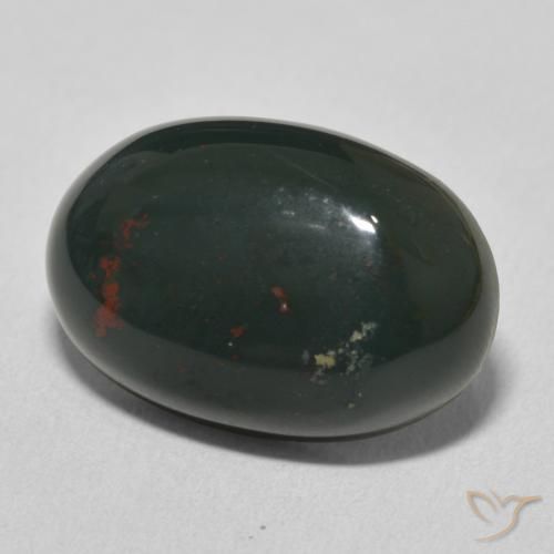 11.01克拉天然鸡血石，椭圆形，不透明