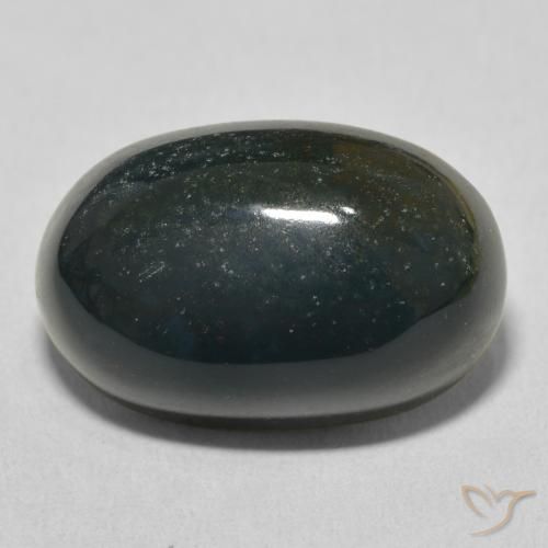 15.71ct 天然 森林绿 鸡血石, 椭圆形, 不透明