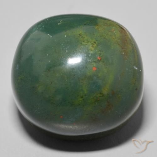 56.88ct 天然 绿配红 鸡血石, 椭圆形, 不透明