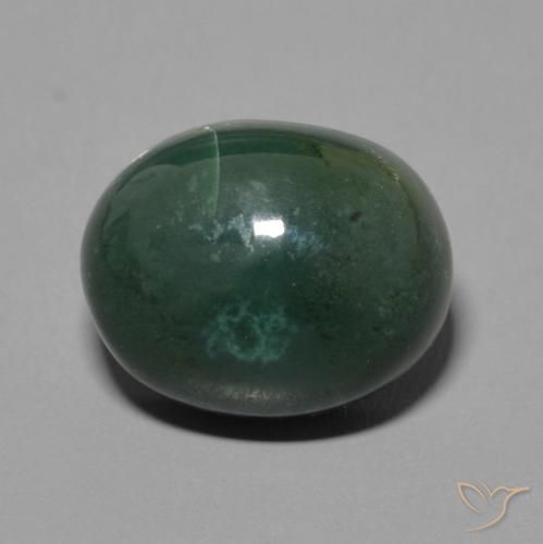 6.71ct 天然 大地绿 鸡血石, 椭圆形, 不透明