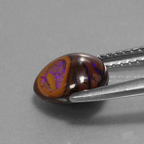 2.05克拉天然砾背蛋白石，梨形，不透明