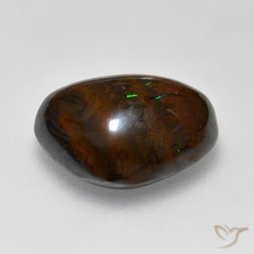 10.04克拉天然砾背蛋白石，花式切割，不透明