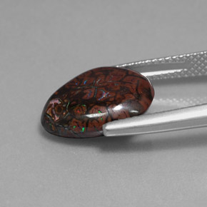 7.09克拉天然砾背蛋白石，异形，不透明