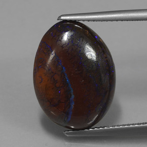 11.21克拉天然砾背蛋白石，异形，不透明