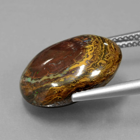 11.56克拉天然砾背蛋白石，异形，不透明