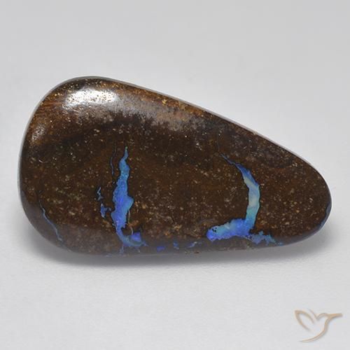 10.79ct 天然 彩色 砾背蛋白石, 花式切割, 不透明