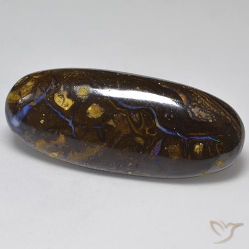 36.66ct 天然 彩色 砾背蛋白石, 椭圆形, 不透明