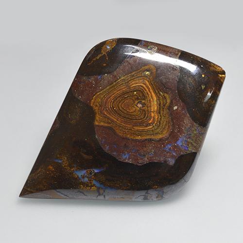 39.46克拉天然多色砾石欧泊，异形，42.8×30.2毫米，不透明