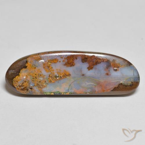 11.89ct 天然 彩色 砾背蛋白石, 花式切割, 不透明
