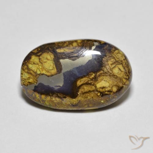 4.31ct 天然 彩色 砾背蛋白石, 椭圆形, 半透明
