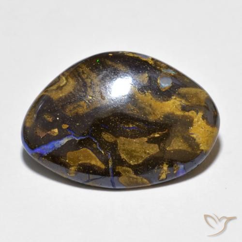 8.68ct 天然 彩色 砾背蛋白石, 花式切割, 不透明