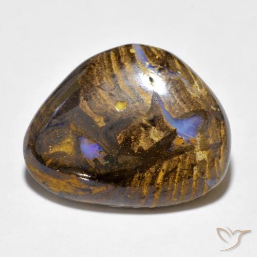 11.60ct 天然 彩色 砾背蛋白石, 花式切割, 不透明